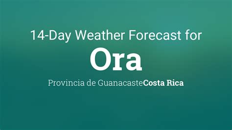 Arenal Volcano, Costa Rica 14 day weather forecast